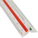 DELI 8930 Triangular Scale Rulers