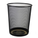 DELI Large Mesh Waste Bin 27 Litre Black 9189