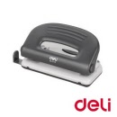 DELI Compact 2 Hole Punch 12 Sheet Capacity 0118