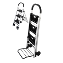 DURUS Folding 3 Step Ladder and Cart 300000