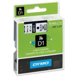 DYMO® D1 Tape 9mm x 7m Black/White (SD40913)