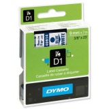 DYMO® D1 Tape 9mm x 7m Blue/White (SD40914)