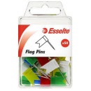 ESSELTE Flag Pins Assorted Pk50 (45111)