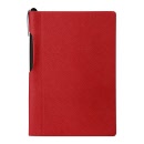 Fabio Ricci Vlore Journal w/Pen 13x21 Lined Red (56553LR)