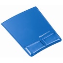 Fellowes Gel Clear Mouse Pad & Wrist Rest Blue (9182201)