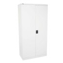 GO Steel 1800mm Stationery Cupboard GCA18SG Silver Grey