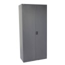 GO Steel 2000mm Stationery Cupboard GCA20GR Graphite Ripple