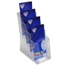 ITALPLAST 4 Tier DL Brochure Holder I556