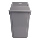 ITALPLAST Heavy Duty Swing Top Bin 58 Litre Grey I183