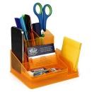 ITALPLAST Desk Organiser Neon I35 Orange