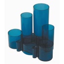 ITALPLAST Desk Tidy Tinted I30 Blue