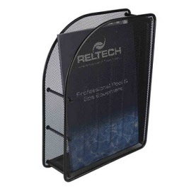 ITALPLAST Wire Mesh Magazine Stand I342 Black