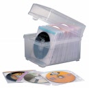Kensington® CD Box and Sleeves 100 Capacity 62660