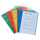 MARBIG Coloured Edge A4 Sheet Protectors 25190