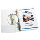 MARBIG Deluxe Silver Edge A4 Sheet Protectors 25101