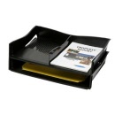MARBIG Enviro A3 Document Tray 86610 stacked (top tray with divider)