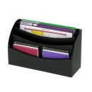 MARBIG Wood Desktop Organiser 4-Tier Black 86201B