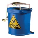 Heavy Duty Wringer Mob Bucket 16 Litre Blue