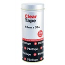 PiloTape Premium Clear Tape 12mm x 33m 306220