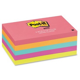 3M Post-it Notes 655-5PK Cape Town 76x127mm