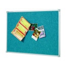 Penrite™ Aluminium Frame Wedgewood Fabric Pinboards