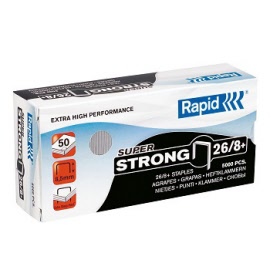 Rapid 26/8 Super Strong Staples Bx5000 (0180056)