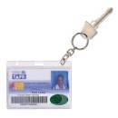 Rexel Rigid ID Card Holder with Keyring 9801912