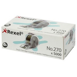 REXEL No.270 Staple Cartridge Bx5000 for Stella 70 Staplers R06311