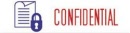 Shiny™ Pre-inked Icon Stamp CONFIDENTIAL STEN001