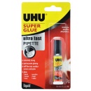 UHU™ Super Glue Ultra Fast Pipette 3g Liquid 40974