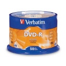 Verbatim® DVD-R 4.7GB 120min 16x Spindle Pk50 (95101)