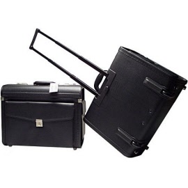 Waterville Pilot's Case with Wheels & Retractable Handle WS-65 BLACK