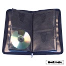 Workmate Zippered CD/DVD Storage Case 48 Capacity WMCD48