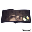 Workmate Zippered CD/DVD Storage Case 96 Capacity WMCD96