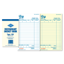 Zions 15D Restaurant Docket Book Carbonless Duplicate