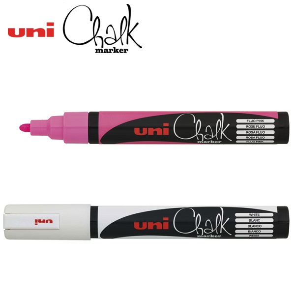 Uni Chalk Marker PWE-5M White